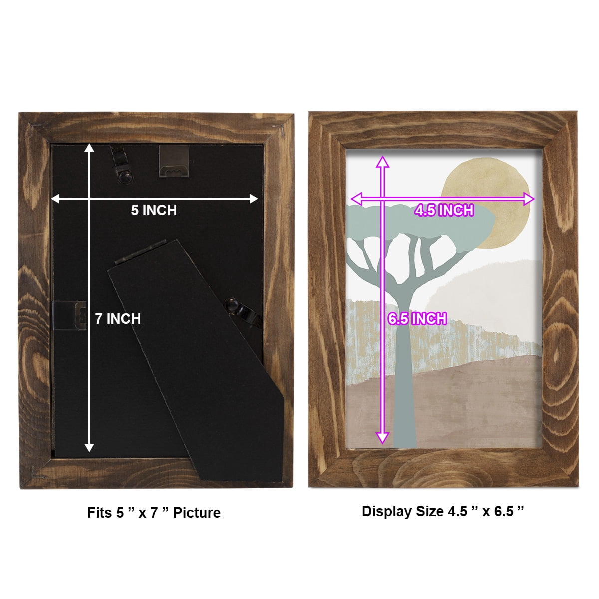 Ennerdale II - Framed Print w/glass - Walnut