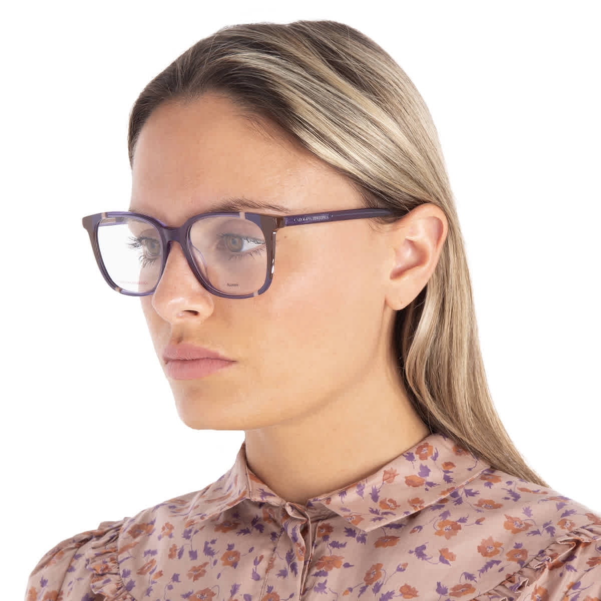 Carolina Herrera Demo Rectangular Ladies Eyeglasses CH 0072 