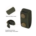 thumbnail image 4 of Unique Bargains Belt Keeper, Nylon Webbing Loop Holder with Double Snaps Belt Security Fixing, Green 4 Pack, 4 of 6