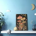 thumbnail image 5 of 12x18 inch Mushroom World At Night Decorative Painting,Indoor Kitchen,Bedroom,Kids Room,Yard Fence Wall Decor Canvas Poster,Gift For Mushroom Lovers,Chic Mushroom World Funny Decor Paintings, 5 of 6