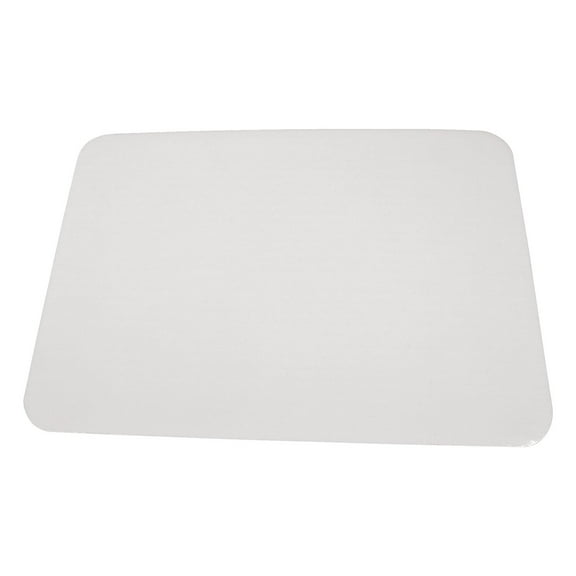SCT Bakery Bright White Cake Pad, Single Wall Pad, 1/4 Sheet, 10 x 14, White, Paper, 100/Bundle