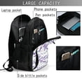 thumbnail image 4 of Balery Lavender Flowers Mochila con carga USB para hombre y mujer - Mochila impermeable y antirrobo para laptop con puerto USB para viajes, trabajo, 4 of 7