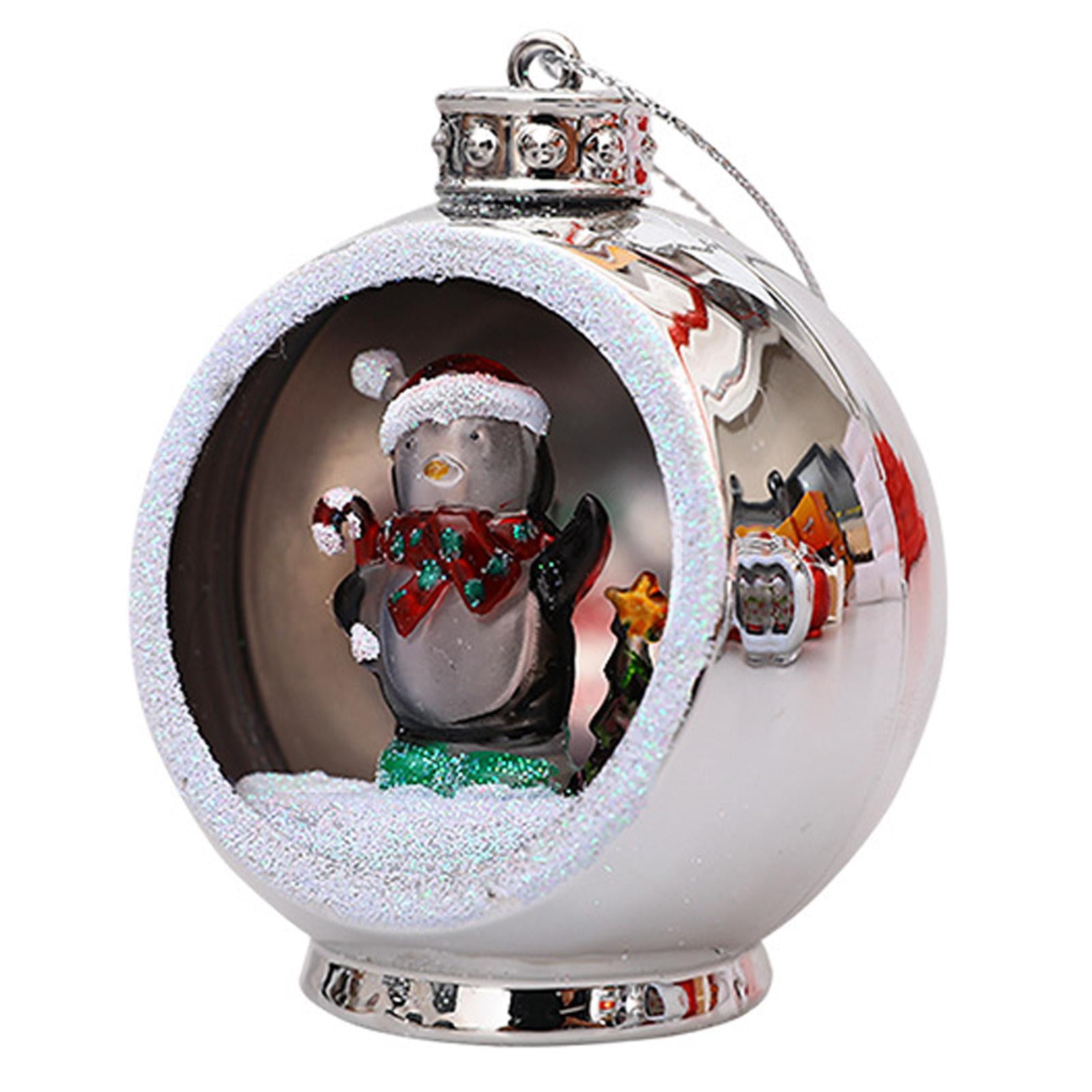 Light up Christmas Ball Santa Penguin Christmas Tree ...