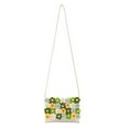 thumbnail image 2 of OUNONA Handwoven Beach Shoulder Bag with Flower Decoration Crossbody Purse for Women, 2 of 6