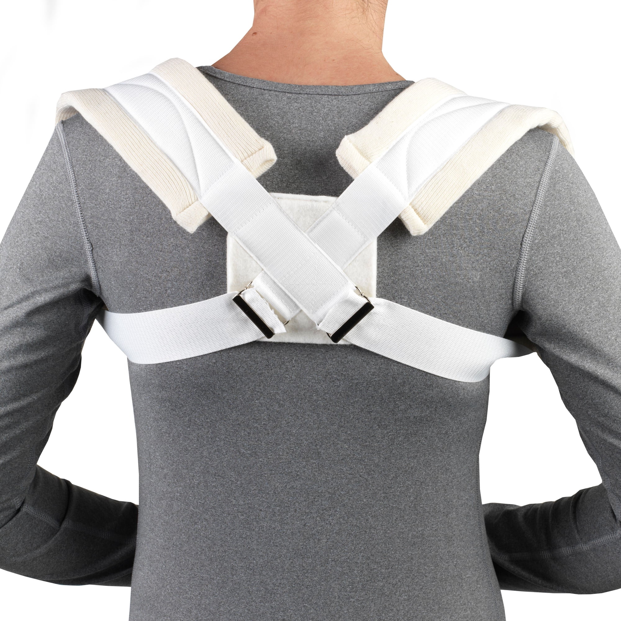 OTC Clavicle Strap, Figure-8 Design, White, X-Small