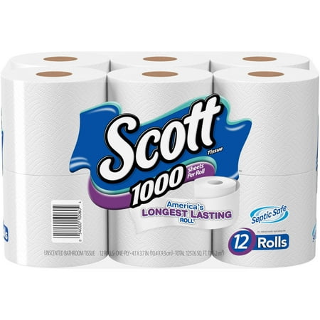 scott 1000 sheets bathroom tissue, 12ct - walmart scott 1000 sheets bathroom tissue, 12ct - walmart