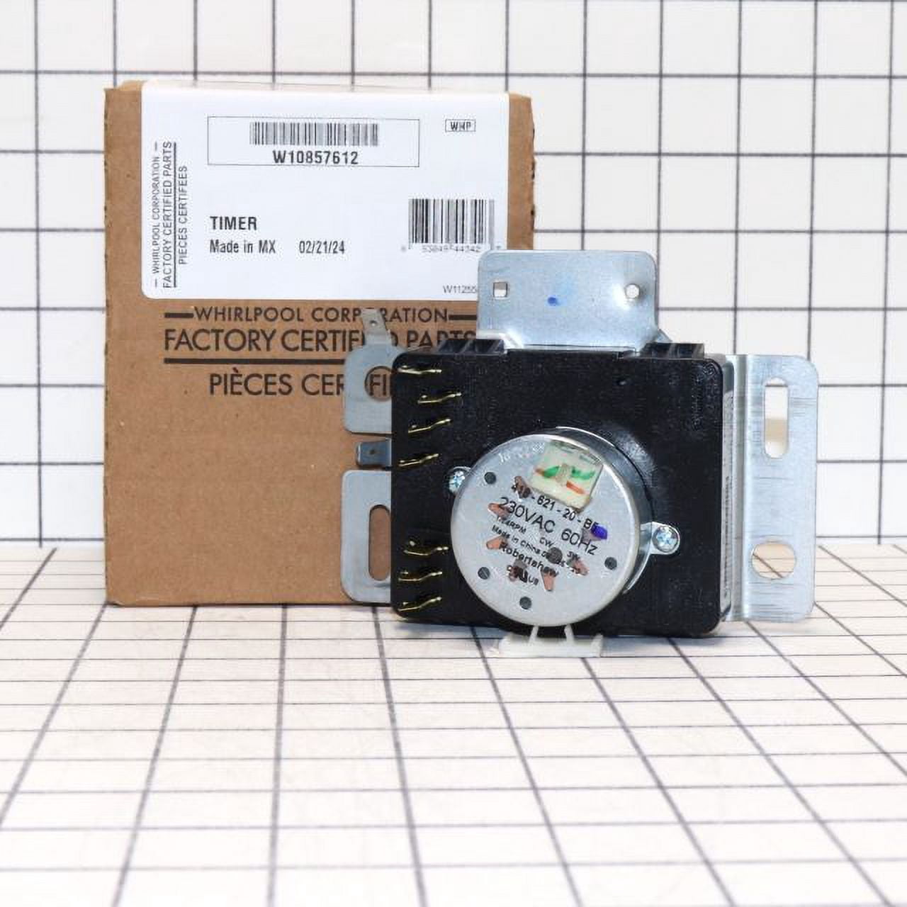 Whirlpool Dryer Timer W10857612