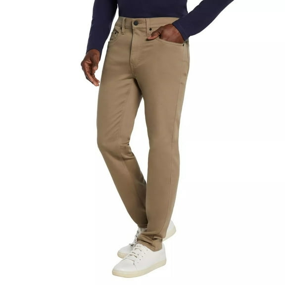 Banana Republic 5 Pocket Pant Tan Color Slim Fit Stretch Cotton Fabric 34x29