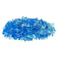 thumbnail image 3 of VEVOR Fire Glass, 10 LBS / 4.5 KG Fireplace Rocks, 3/4-Inch / 19.05 mm Reflective Firepit Glass Rock, High Luster Stone Landscaping for Fire Pit Table, Aqua Blue + Caribbean Blue + Aqua Green, 3 of 9