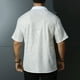 thumbnail image 5 of pstuiky camisetas de hombre, Camisa informal de manga corta con solapa y botones de color liso para hombre camisas casuales para hombre xxl, 5 of 6
