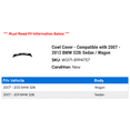thumbnail image 2 of Cowl Cover - Compatible with 2007 - 2012 BMW 328i Sedan / Wagon 2008 2009 2010 2011, 2 of 2