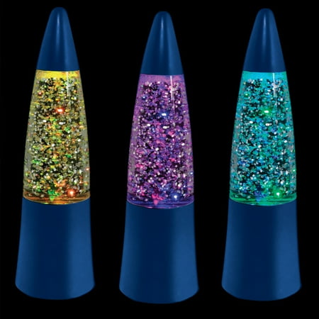 Sparkle Shades - FlashingBlinkyLights Shake & Sparkle Light Up Mini Rocket Lamps