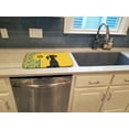 thumbnail image 3 of Carolines Treasures WDK5426DDM 21 x 14 in. Summer Sunflowers Black Great Dane Dish Drying Mat, 3 of 5