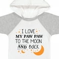 thumbnail image 4 of Inktastic I Love My Paw Paw to the Moon and Back Boys or Girls Baby Bodysuit, 4 of 5