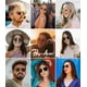 thumbnail image 2 of Gafas de sol Pro Acme, pequeñas, cuadradas, hexagonales, doradas, con lente, 2 of 8