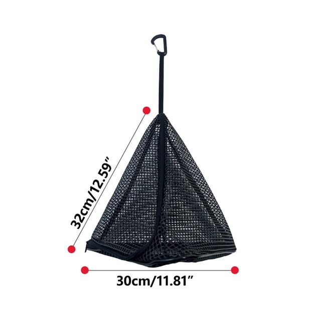 Outdoor Triangular Drying Net Foldable Storage Net Camping Hanging Net, Hiking, Picnic, Travel Outdoors, Etc