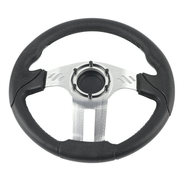 Club Car Steering Wheel, Leather Steering Wheel Fixed Installation For