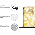 thumbnail image 4 of Lemon Oven Mitts and Pot Holders Sets 4 pcs, Kitchen Oven Gloves Heat Resistant Cooking Gloves Non Slip Oven Mitts Gloves Set Hot Pads BBQ Gloves for Chef, Baking, Cooking, BBQ, 4 of 6