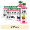 (2 pack) Bai Raspberry Lemon Lime Antioxidant Infused Water Beverage, 18 fl oz, 12 Pack Bottles