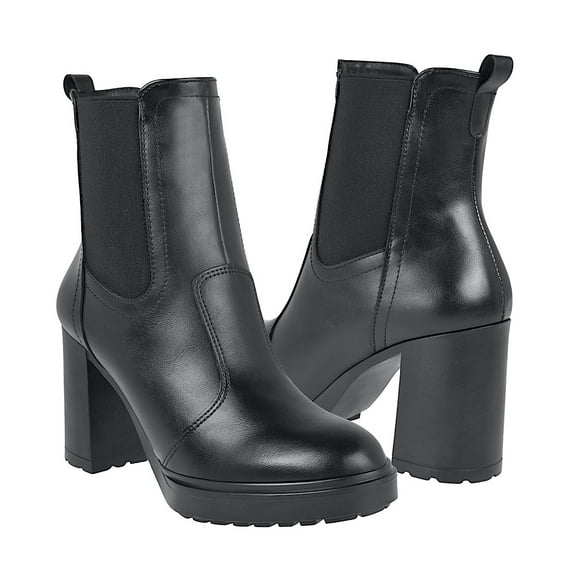 BOTINES GREEN LOVE MUJER 95233 SIMIPIEL NEGRO