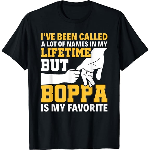 Called A Lot Of Names But Boppa Is My Favorite Grandpa Boppa T-Shirt