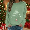 thumbnail image 5 of ShiShine Long Sleeve Christmas Shirts for Women Christmas Holiday T-Shirts Christmas Tree Graphic Crewneck Tee Tops Blouse, 5 of 5