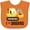 Orange, variant on Inktastic Construction Truck I Love Diggers Boys or Girls Baby Bib
