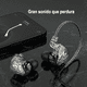 thumbnail image 2 of Audífonos In-ear Trn Mt1 Blanco Transparente,con Micrófono Malubera Malu960, 2 of 3