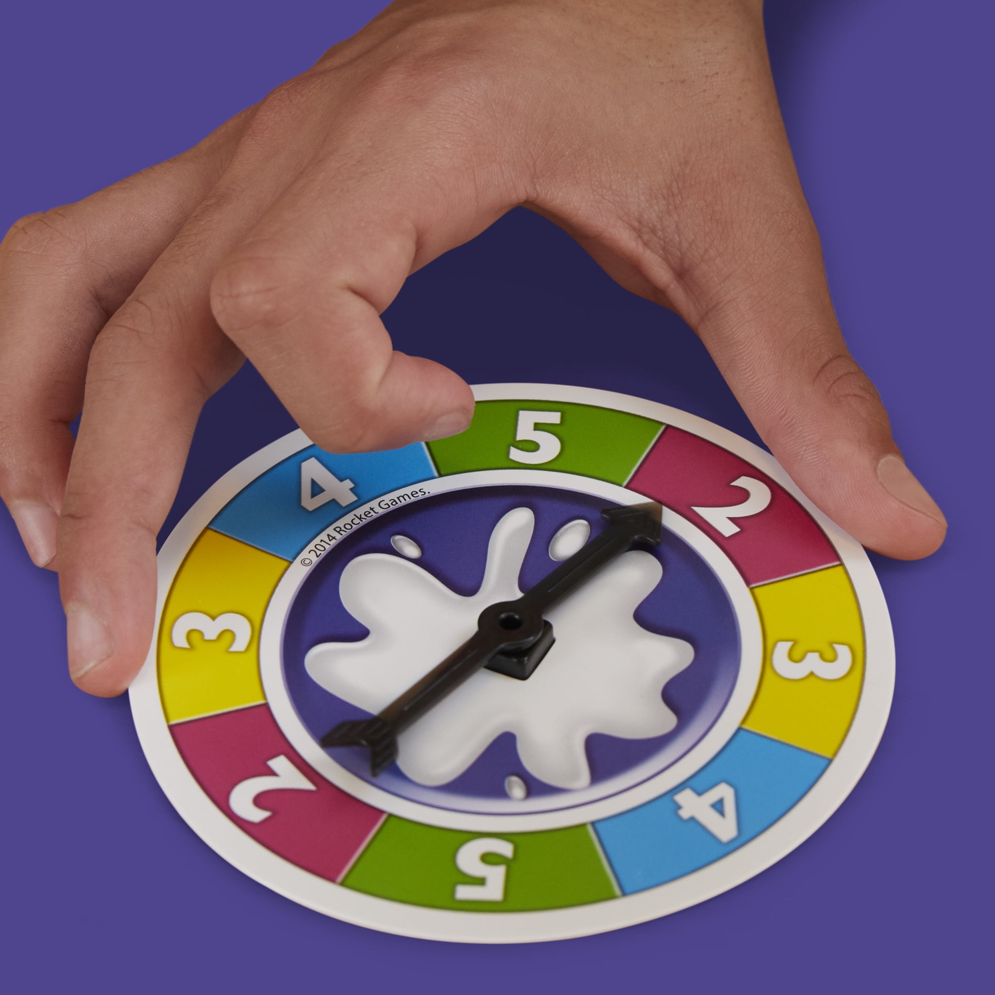 Pie Face! Fun Whipped Cream Family Board Game with Hand Spinner, for Kids Ages 5 and Up, 2+ Players (图4)