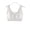 White, variant on Girls Soft Training Bras Kids Seamless Breathable Comfortable First Bra Double Lined 12-15Y