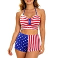 thumbnail image 2 of Women 2 Piece Tankini Swimsuits High Waisted Summer Tankini For Two Piece Swimsuit Ensemble For Beach Confidence Bathing Suit L, 2 of 9
