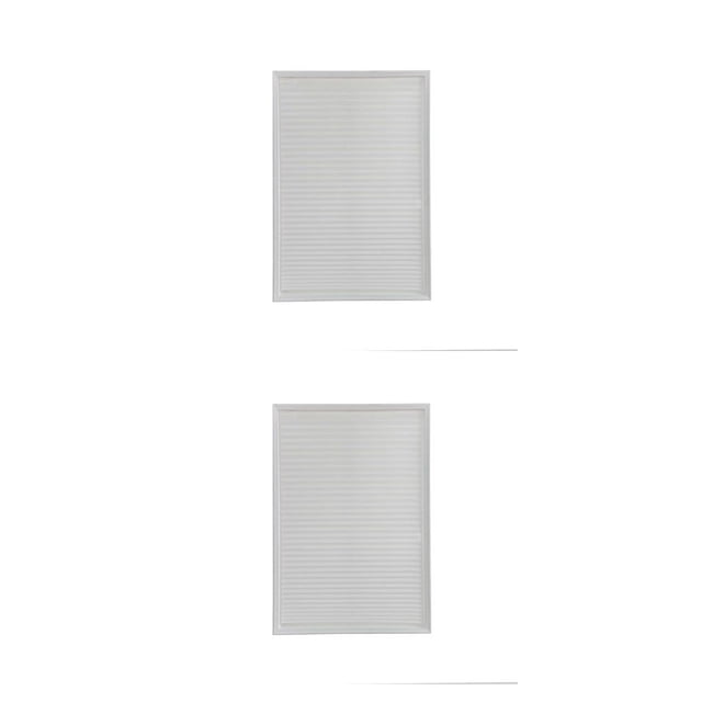 Yuarrent Window Blinds Trimmable Blocking Rolling Blackout Bedroom Sun Curtain Shade Reusable Vehicle Drape Fabric Removable Non-woven Blanco 90x180cm 2piezas
