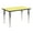 Yellow, variant on Flash Furniture Wren 30''W x 48''L Rectangular Grey Thermal Laminate Activity Table - Standard Height Adjustable Legs