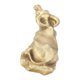 thumbnail image 3 of Brass Bull Ornament Lying Position Statue Wall Street Bull With Base for Tea Pets Small Craft Decoration, 3 of 5