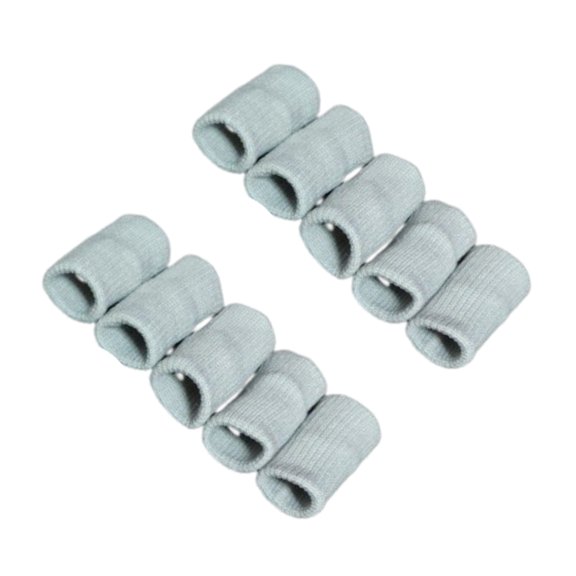 Soidarity 10 unids/set manga de nudillos portátil mano izquierda derecha elástico transpirable nudillos Brace Protector guantes de protección equipo Bádminton Gris Soidarity  OD028317-02