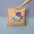 thumbnail image 2 of Tropical Fish Fabric Decorative Pillow, 2 of 4