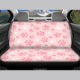 thumbnail image 6 of Pzuqiu Pink Paw Print Pattern Car Seat Covers Easy Installation Car Seat Cover Full Set Soft Breathable Easy to Install Fit for Trucks Cars, 6 of 10