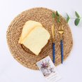 thumbnail image 2 of Seewan Round Woven Placemats for Dining Table,Water Hyacinth Straw Braided Placemat,Heat Resistant Non-Slip Weave Placemats Handmade, 2 of 5