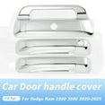 thumbnail image 2 of Unique Bargains Door Handle Tailgate Cover Protector for Dodge for Ram 2500 3500 2020-2025 Exterior Door Handle Cover Chrome Silver Tone, 2 of 7