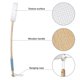 thumbnail image 2 of Christmas Lotion Applicator For Back, Device To Apply Lotion To Your Back With Long Handled, 17 Inches Back Moisturizer Applicator With 4 Replaceable, 2 of 4