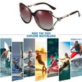 thumbnail image 5 of Gafas de sol modernas y elegantes con montura grande de estilo europeo y americano, fabricadas en PC y TAC, 5 of 5