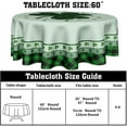 thumbnail image 5 of St Patricks Tablecloth Round 60 Inch Green Shamrock Tablecloth Buffalo Plaid Clover Table Cloth Farmhouse St Patrick''s Day Tablecloth for Kitchen Holiday Picnic Party Dinner Room Outdoor Decor, 5 of 5