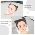 thumbnail image 5 of Milisten 2PCS Reusable Face Paint Practice Board Colorful Face Paint Board Face Painting Exercise Board Makeup Template for Makeup Beginner, 5 of 5