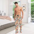 thumbnail image 2 of HPINK-T Mens Pajama Pants Autumn Pajama Bottoms Winter Lounge Sleep Pants, 2 of 5