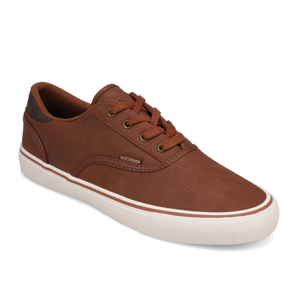Dockers Rowe Scarpe Da Barca Uomo, Tessuto Traspirante, Colore Pietra, Suola Gomma, Taglia 38 EU