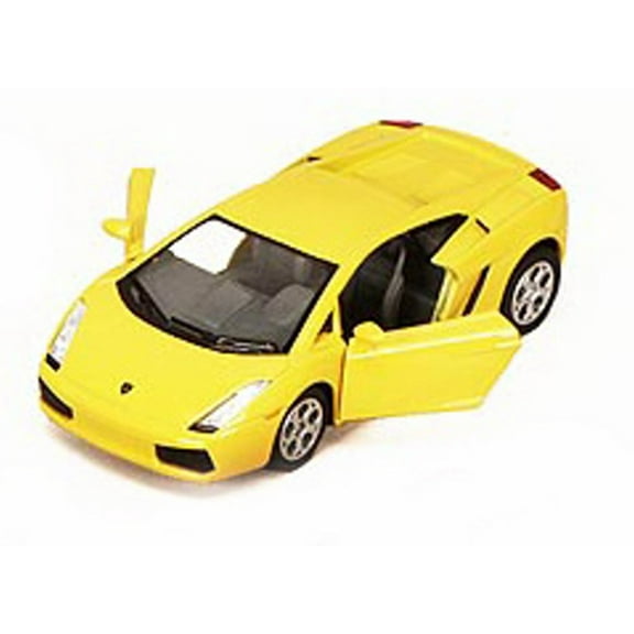 Lamborghini Gallardo Sports Car, Yellow - Kinsmart 5098D - 1/32 scale Diecast Model Toy Car (Brand New, but NOT IN BOX)