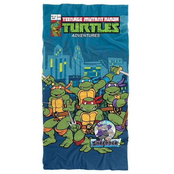 TMNT Beach Towel, 30"x60", TMNT Comic Cover No.21 Beach Towel
