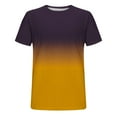 thumbnail image 4 of Mens T Shirts Short Sleeve Tie Dye Summer Tops Graphic Casual Stylish Tees Gradient T Shirt Hawaiian Beach Clothes, 4 of 5