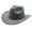 Gray, variant on Cowboy Hat Wide Brim Knight Hat for Disco House Cocktail Parties Vacation Simple for Comedian Actor