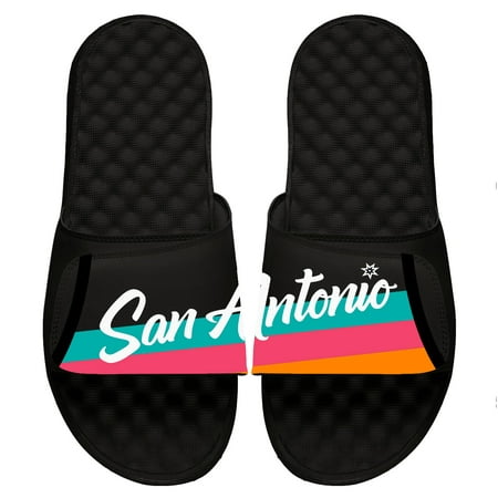 

Men s ISlide Black San Antonio Spurs 2020/21 City Edition Jersey Slide Sandals